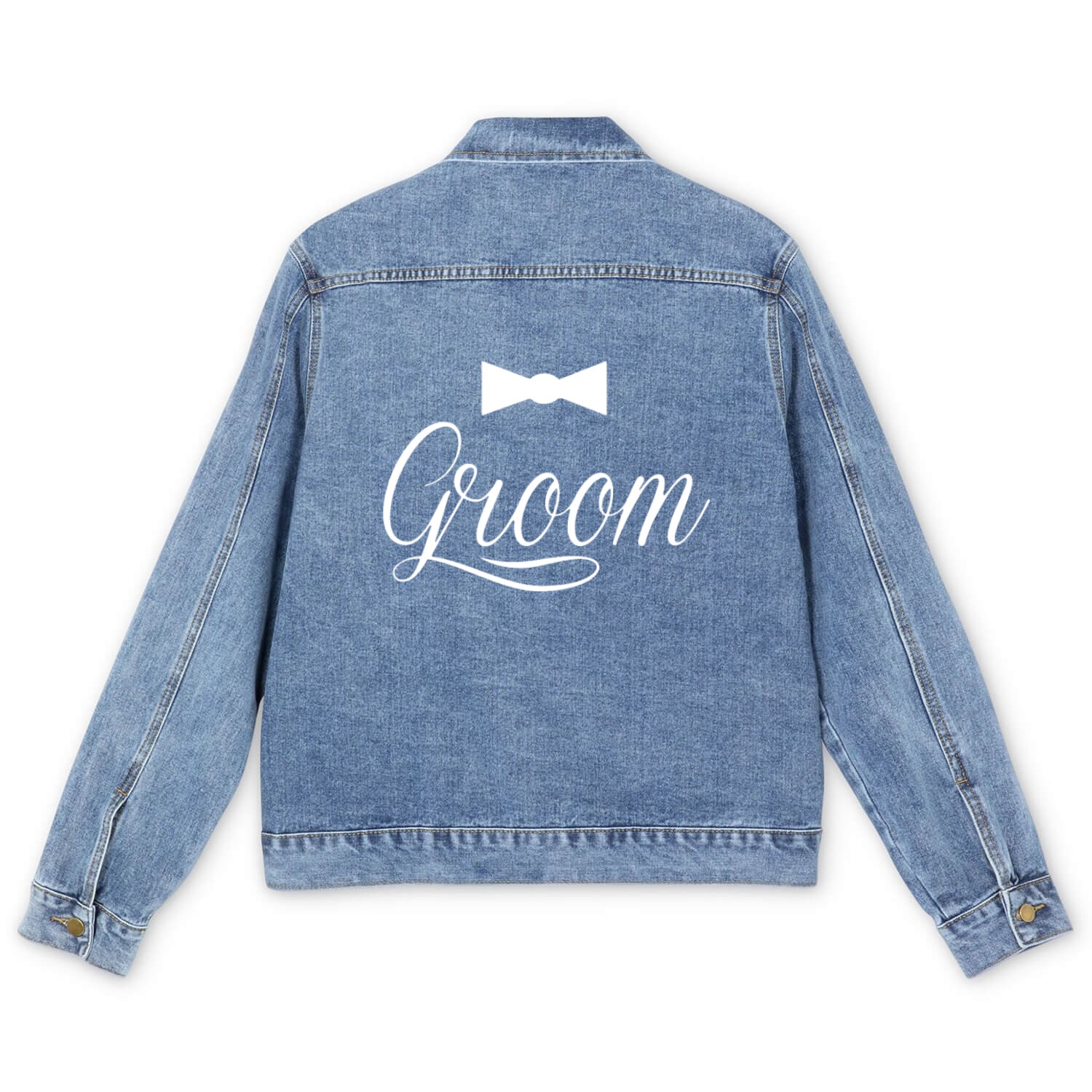 groom Bachelor Party groom gift Wedding groomsmen Men's Denim Jackets