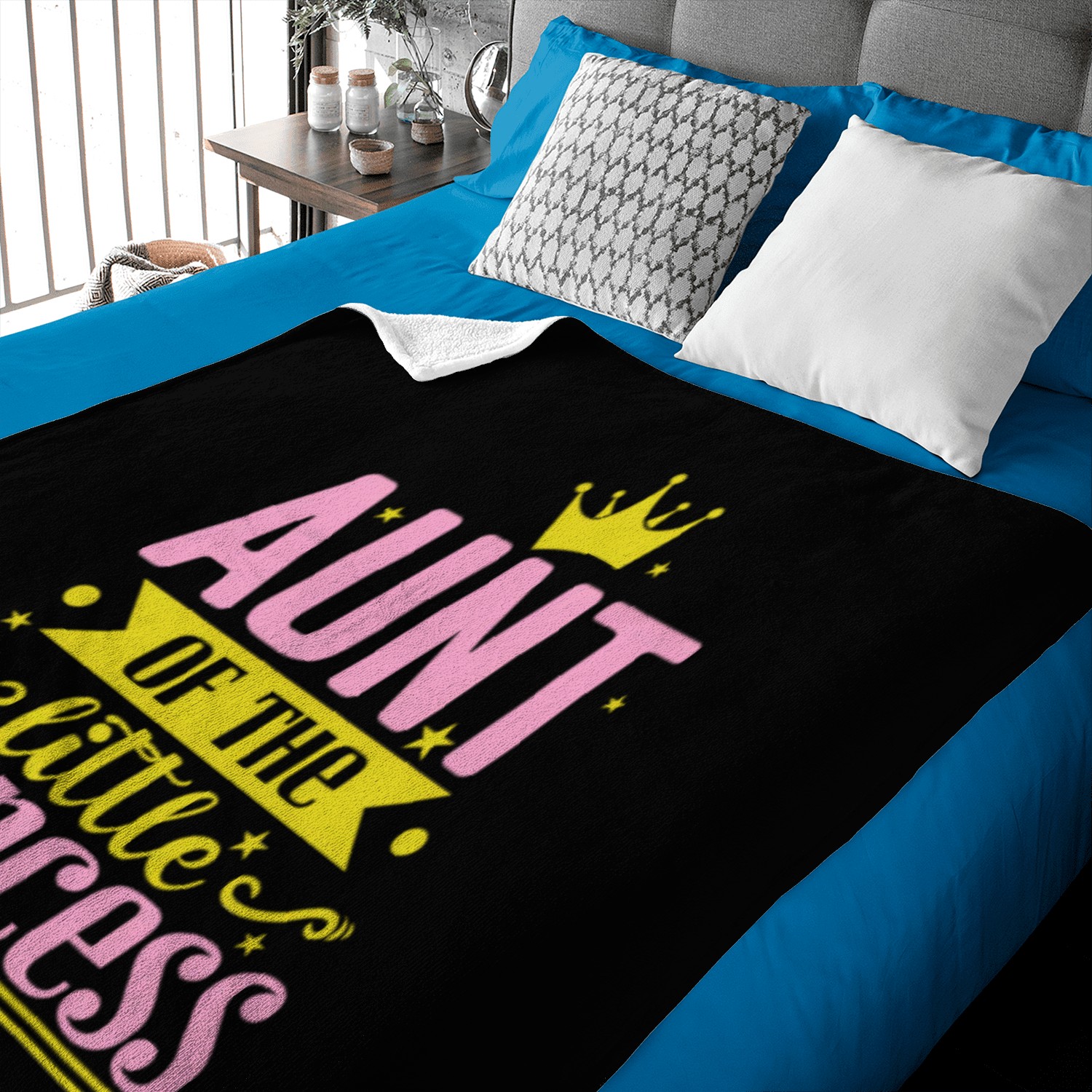 Aunt of the little Princess Baby Blankets