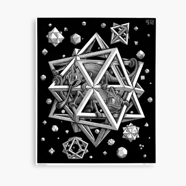 M.C. Escher - Stars Canvas