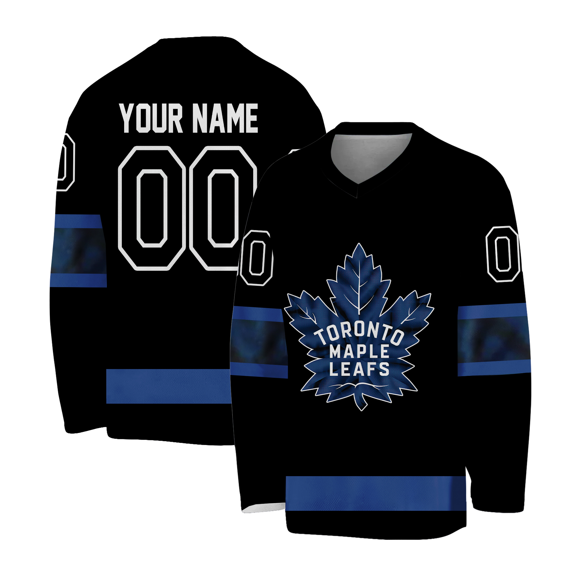 Personalized Toronto Maple Hockey Special Black All Printed Gift For Christmas