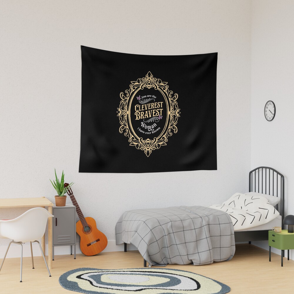 Cleverest Bravest Woman I have ever known Tapestry, Bridgerton Colin and Penelope Polin Couple Tapestry, Bridgerton Merch, Funny Gift Idea, Gift for Fans