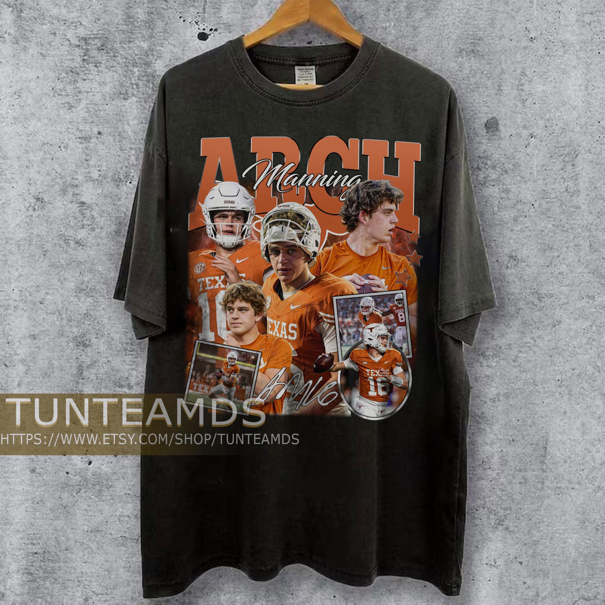 Vintage 90s Graphic Style Arch Manning T-Shirt, Arch Manning shirt, Vintage Oversized Sport Tee, Retro American Football Bootleg Gift
