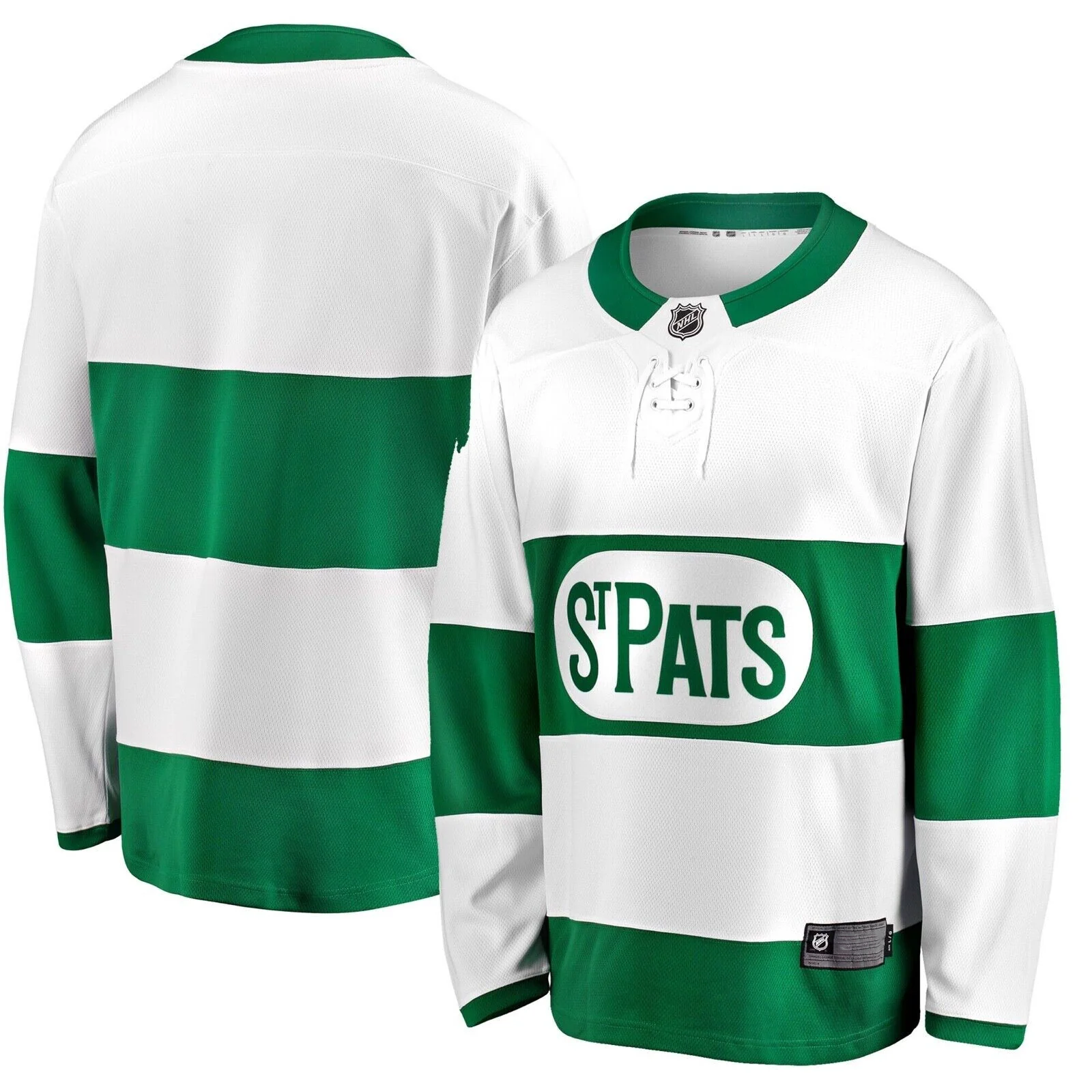 Men's Toronto St. Pats White Green Premier Breakaway