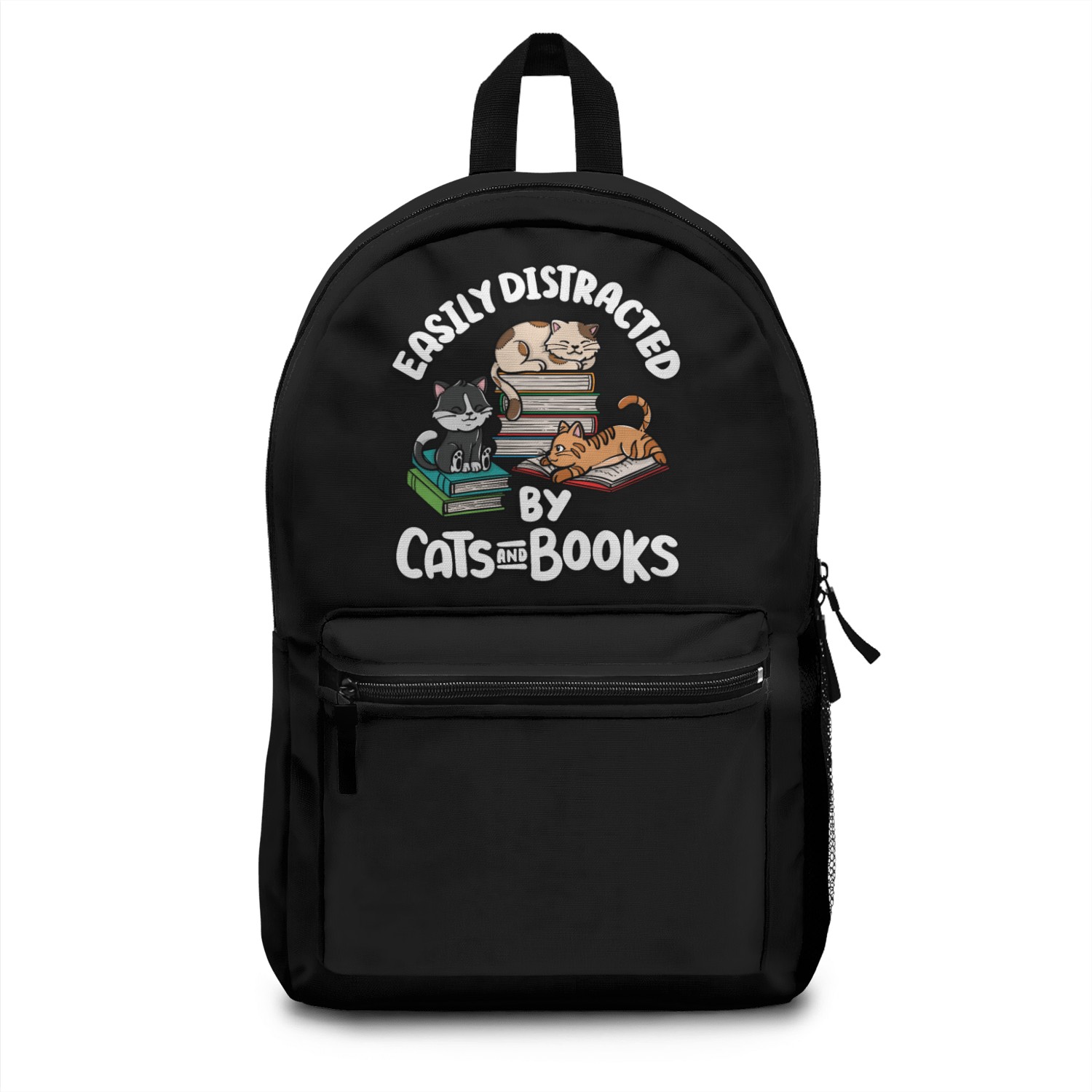 Book Is Good Cat Makes It Better | Anime Lover | Backpacks