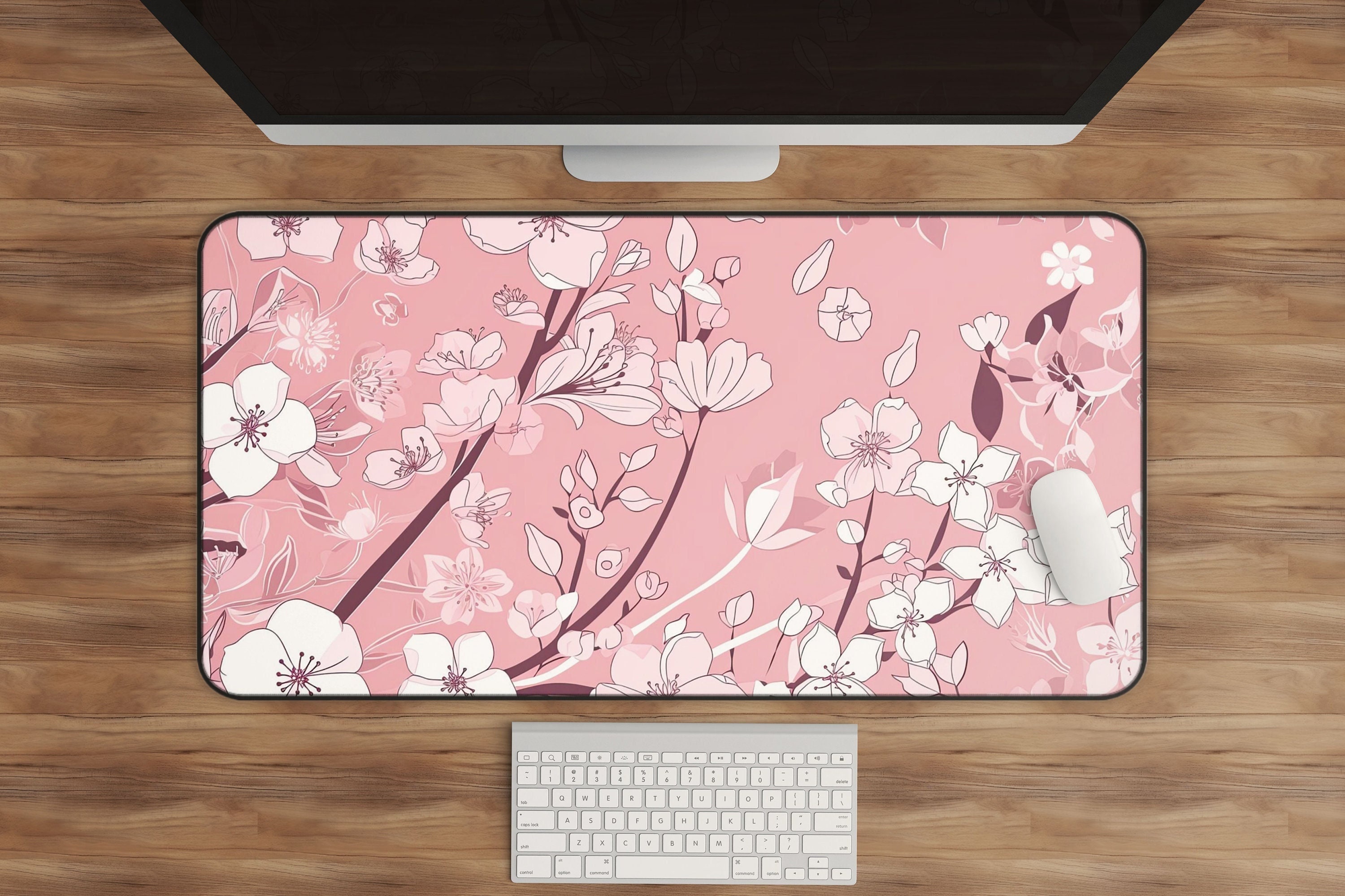 Sakura XL Mousepad - Cherry Blossom Desk Mat
