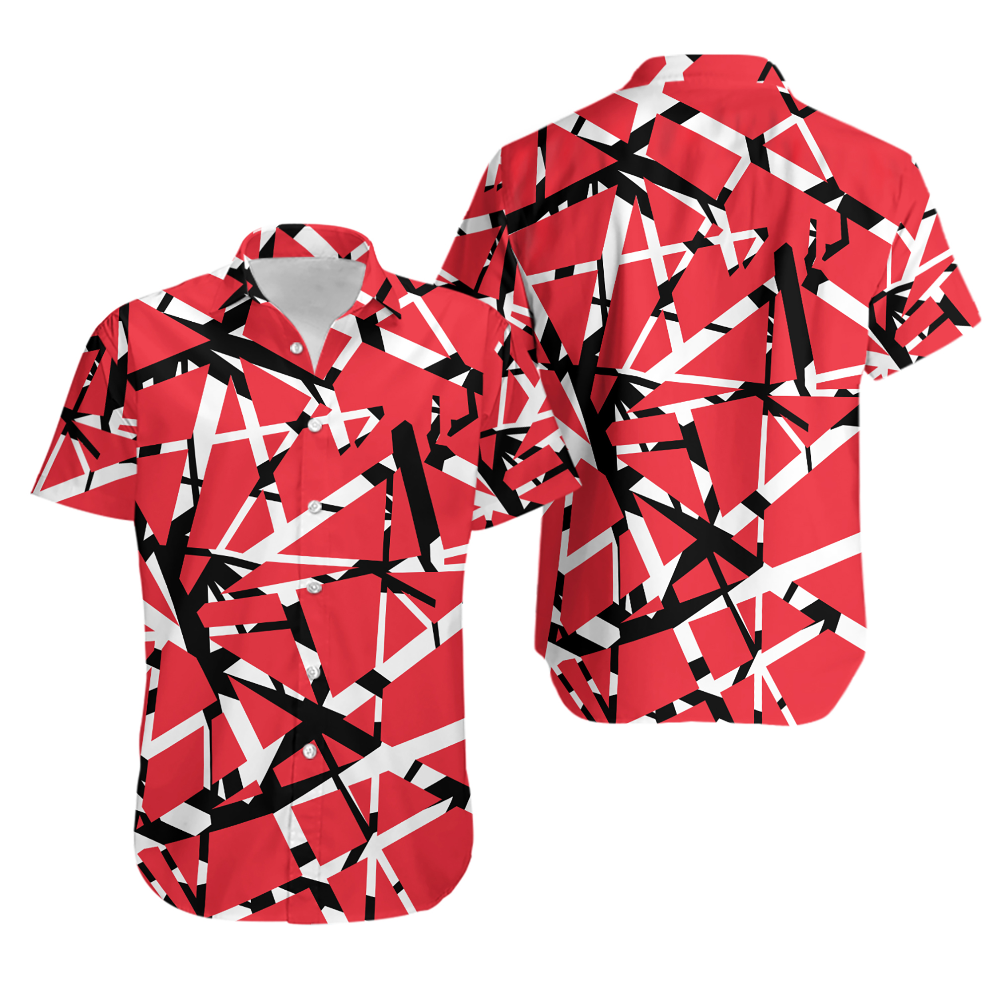 Eddie van Hawaiian Shirt, Valen Halen Button Up Shirt, Music Band Tropical Hawaii Shirt, Halen Rock Band Shirt