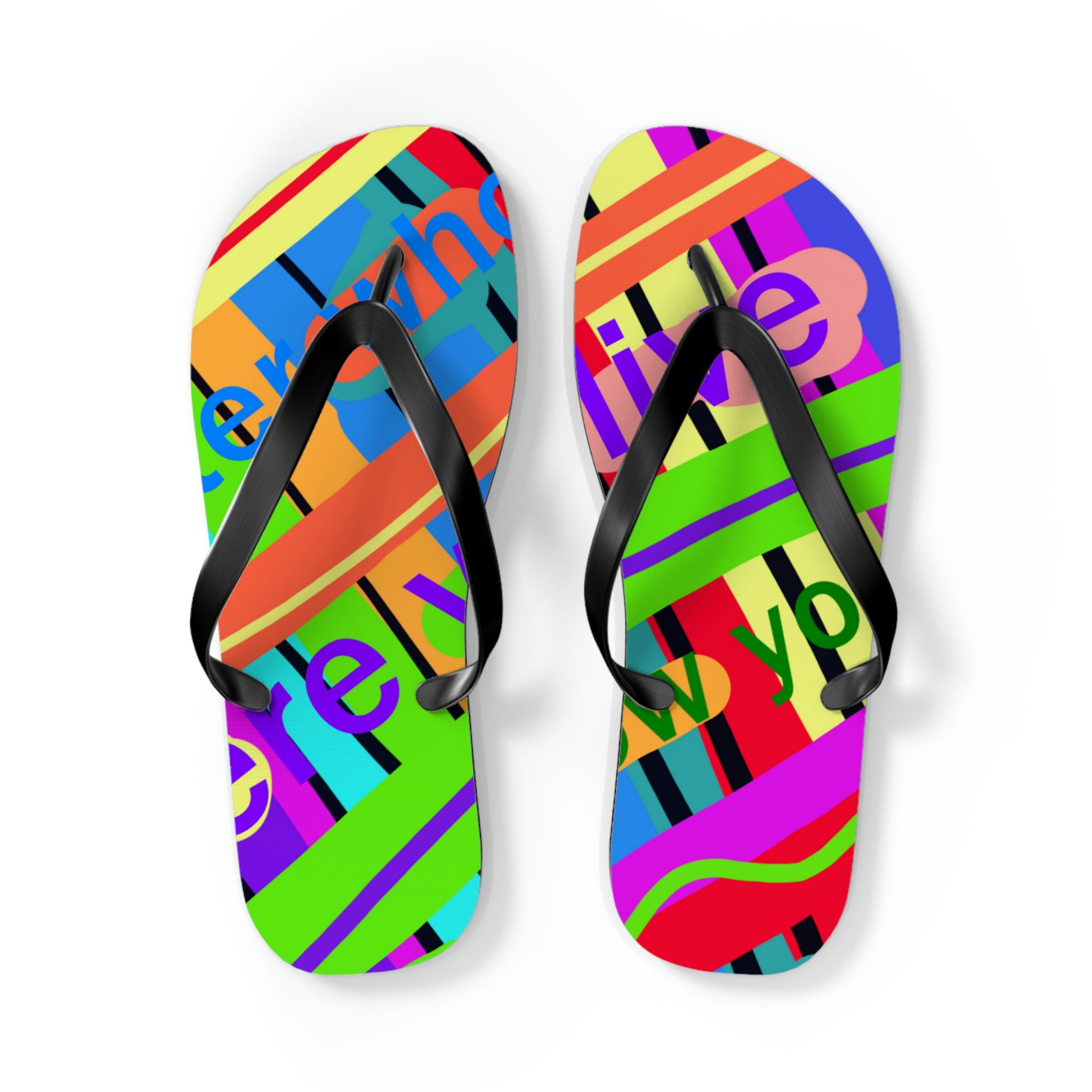 Happy Summer Feel Good Flip Flops