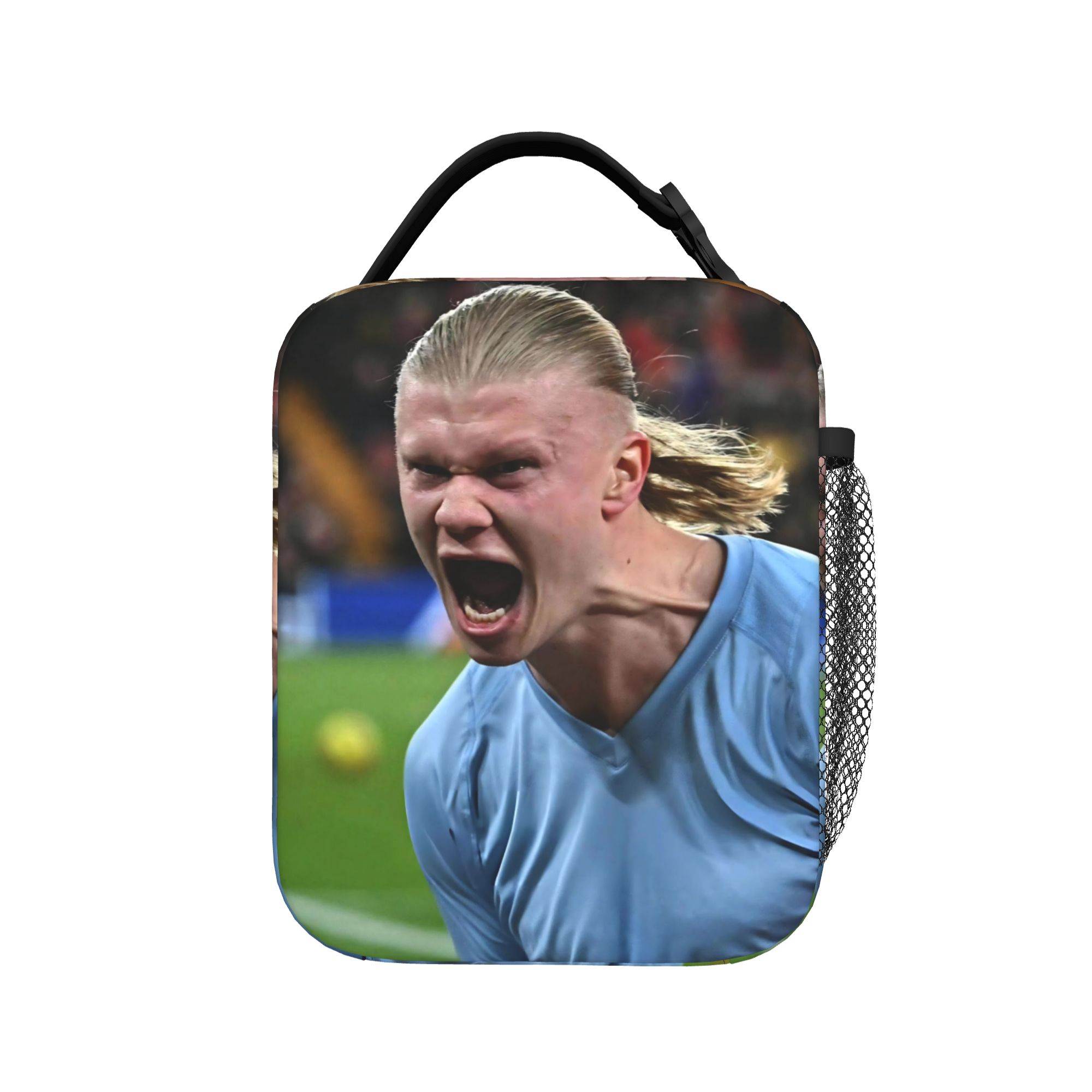 Haalands Insulated Lunch Bag for Men Women Football Food Container Reusable Thermal Cooler Lunch Box For Work