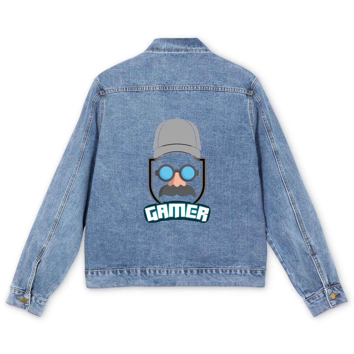 The glasses Men's Denim Jackets