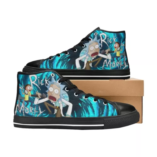 Rick and Rickandmorty High Top Shoes, Rick and Rickandmorty Sneakers