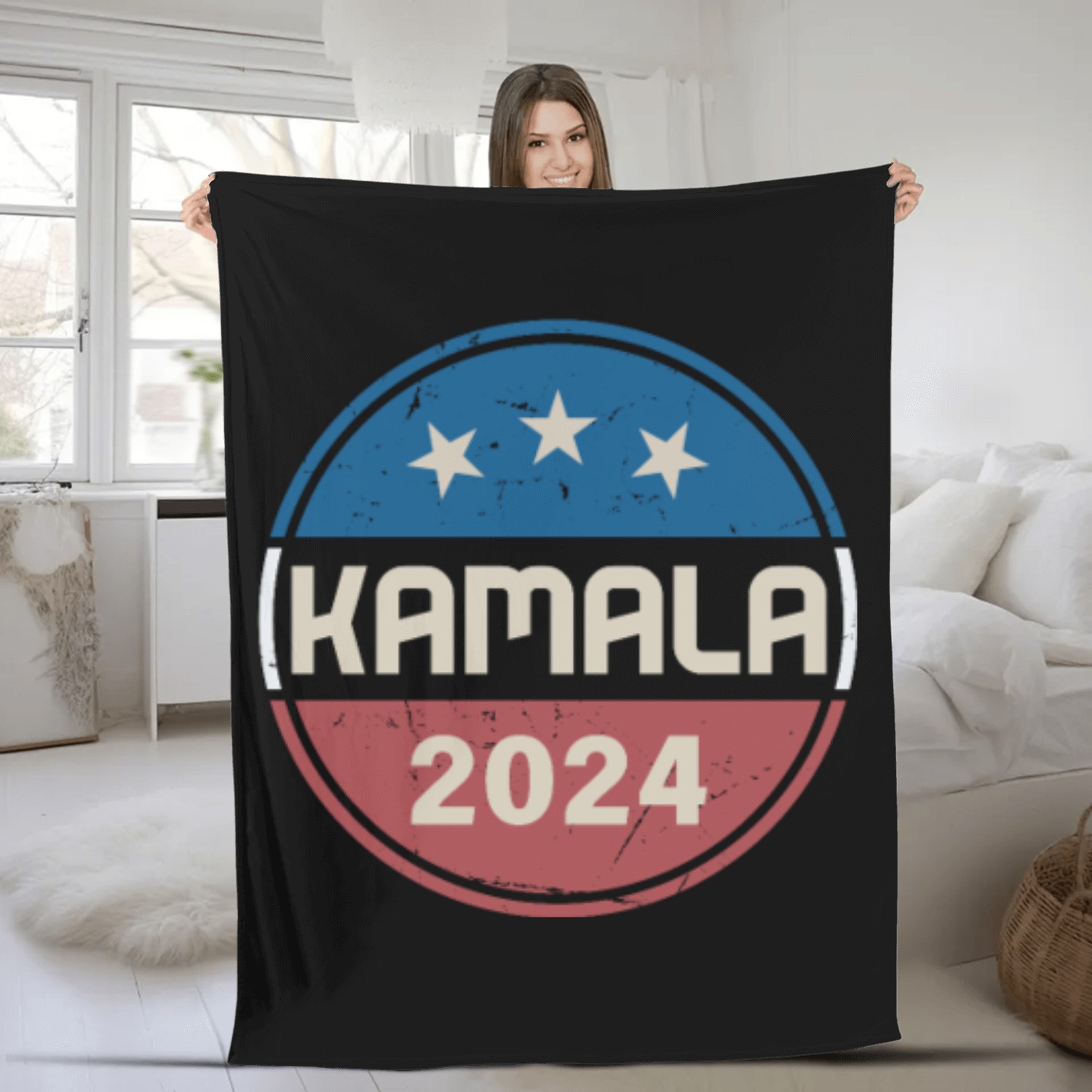 Kamala 2024 Kamala Harris For President Fleece Blankets