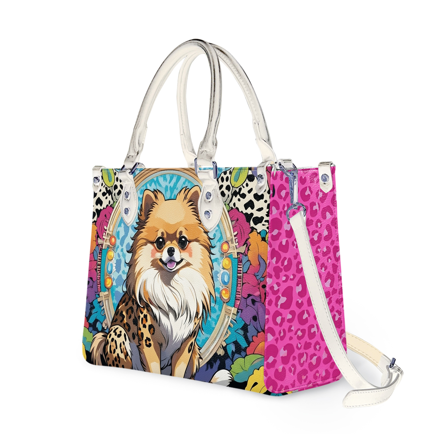 Pomeranian Leather Bags, Dog Lover Gift