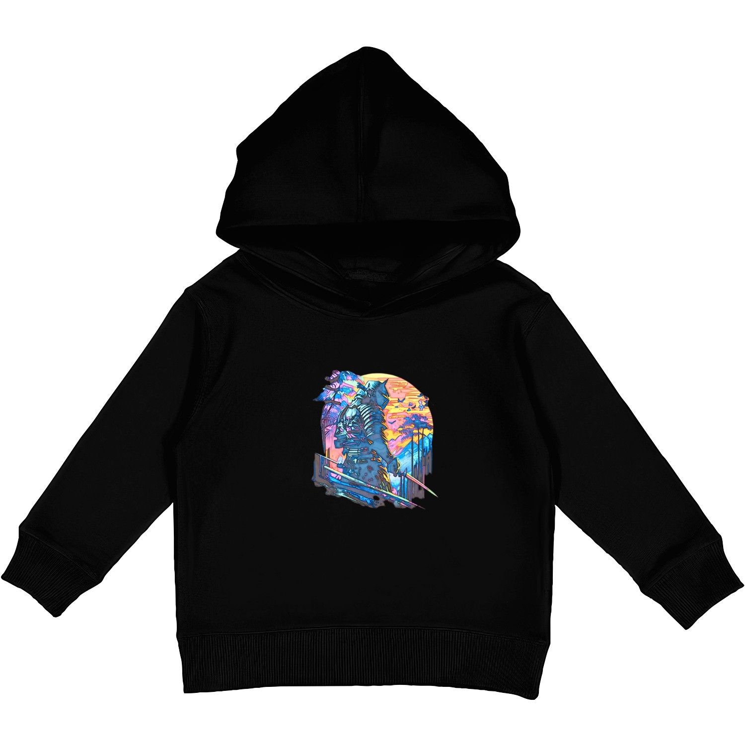 Samurai Warrior Japan Japanese Katana Manga japan Kids Pullover Hoodies