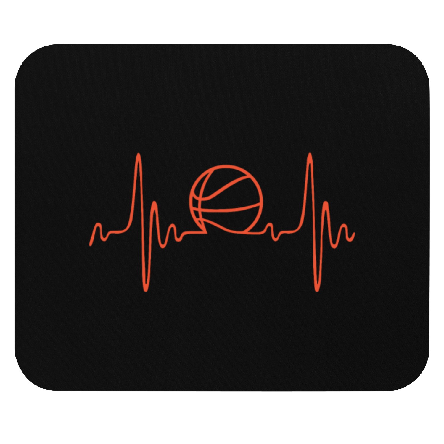 (basketball) - heartbeat Mouse Pads