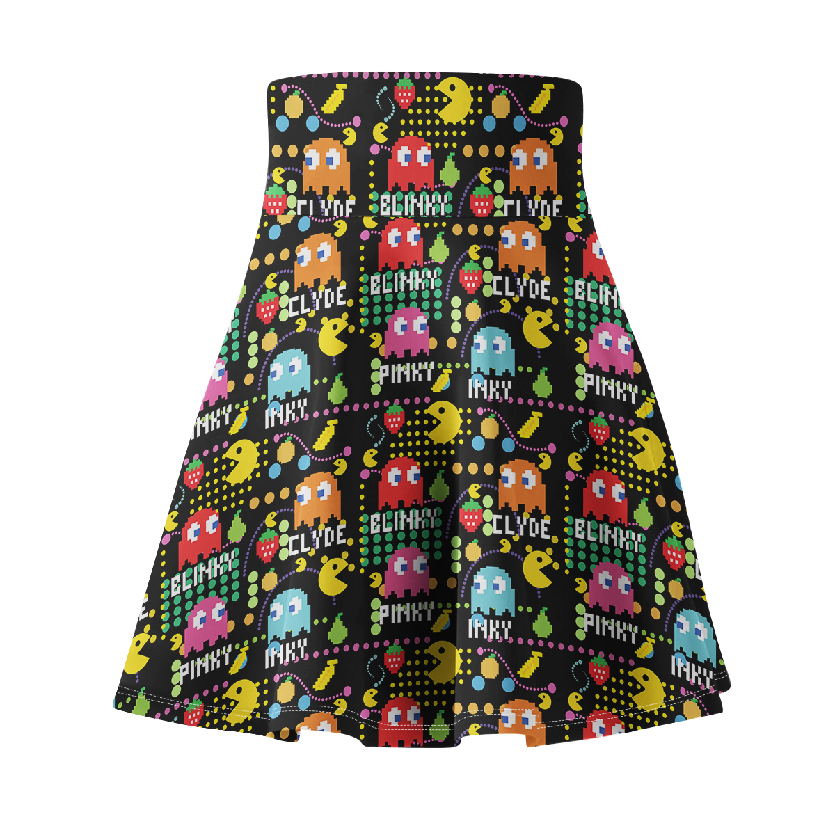Pac Man Women's Skater Skirt