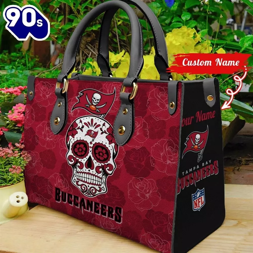 Personalized Tampa Bay Football Team Buccaneerss Leather Handbag Gift