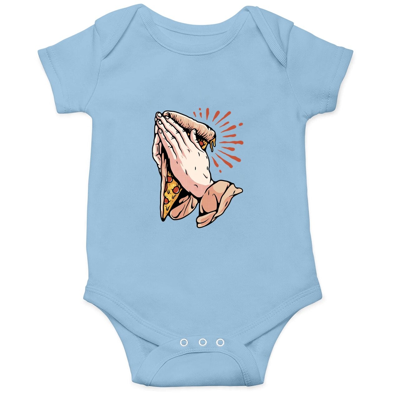 Praying Pizza Baby Bodysuit