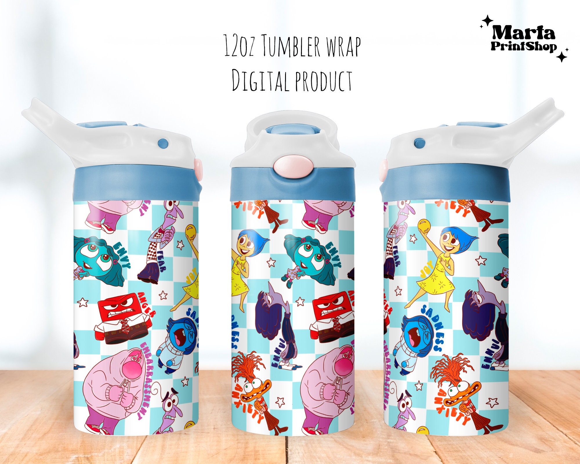 Emotions Sippy cup 12oz, Spring 12oz, Summer Flower Tumbler Sippy Cup Tumbler 12oz