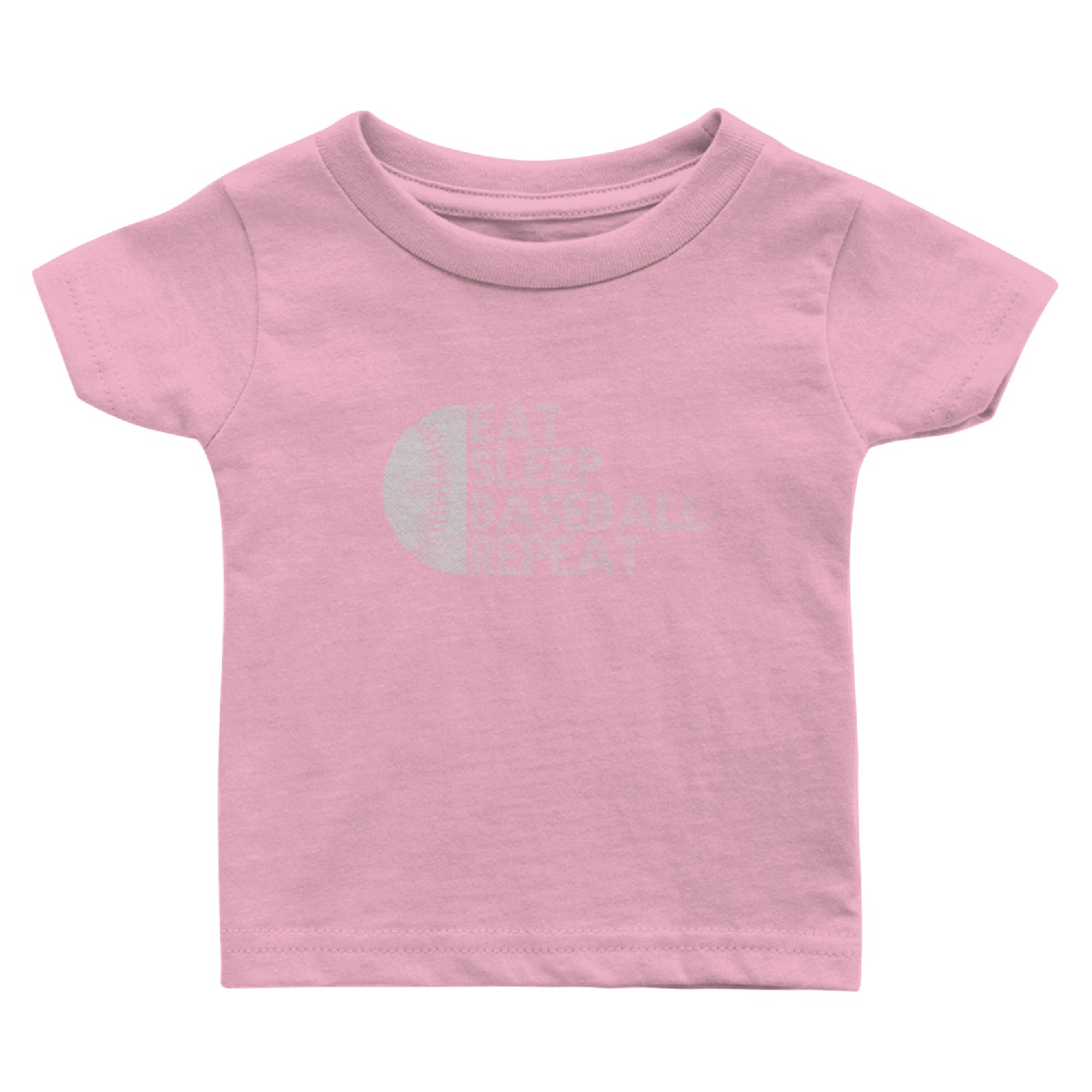Eat Sleep Baseball Repeat Baseball Player Baby T Shirts