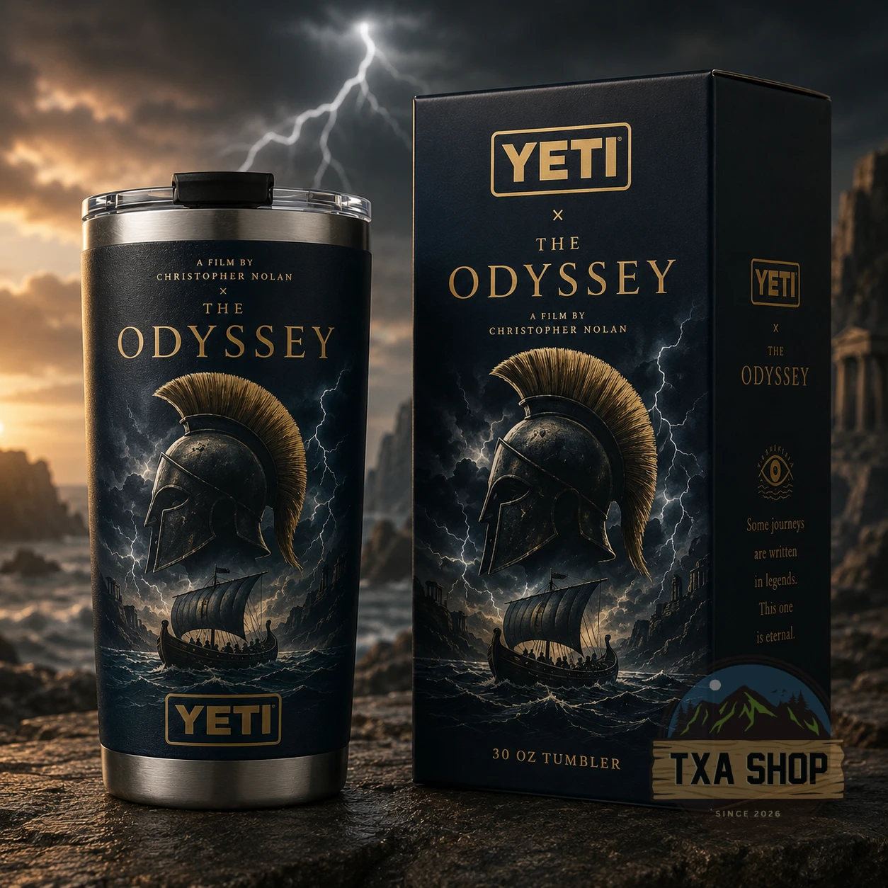 The Odyssey 2026 Epic Mythology Tumbler