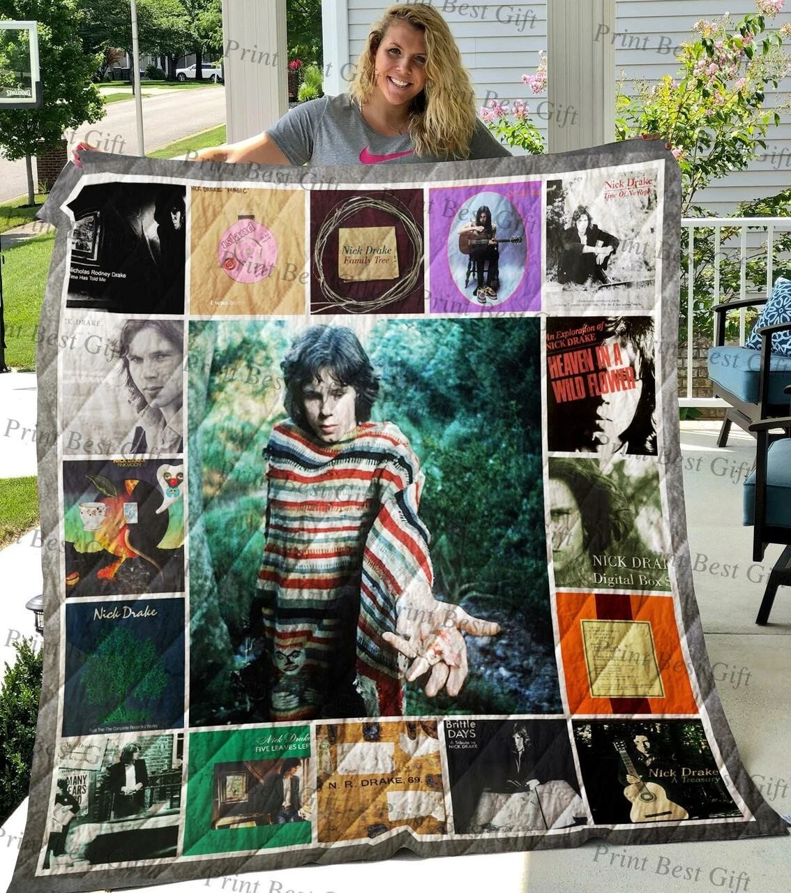 Drake Quilt Blanket – Cozy Home Decor and Perfect Gift for Fans and Family