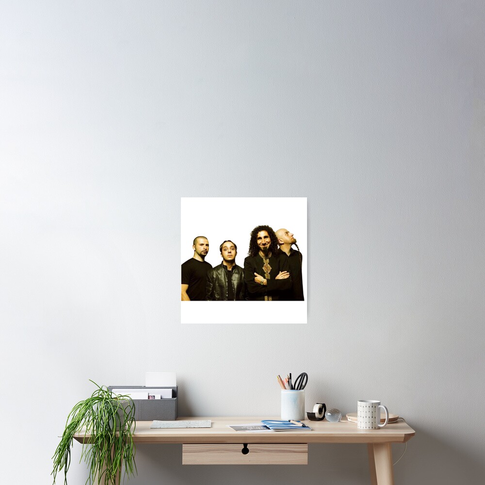SYSTEM OF DOWN Poster – Rock Music Graphic Tee Style Wall Print