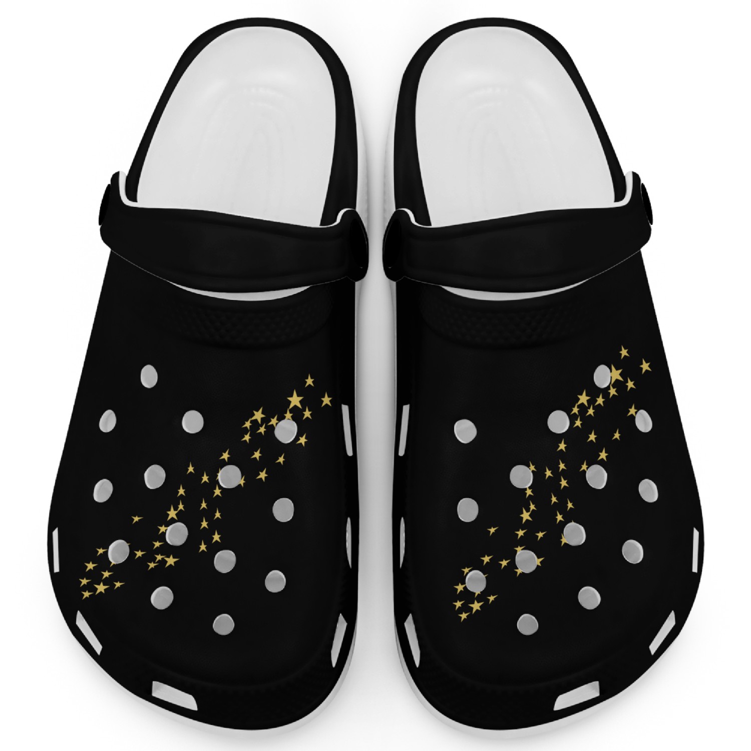 Falling star star stars Clogs