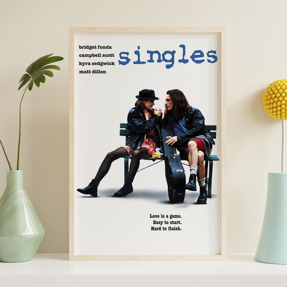 Singles Vintage Movie Poster, HD Poster print, Vintage Poster, Art Collectibles, Home decor, Wall Art