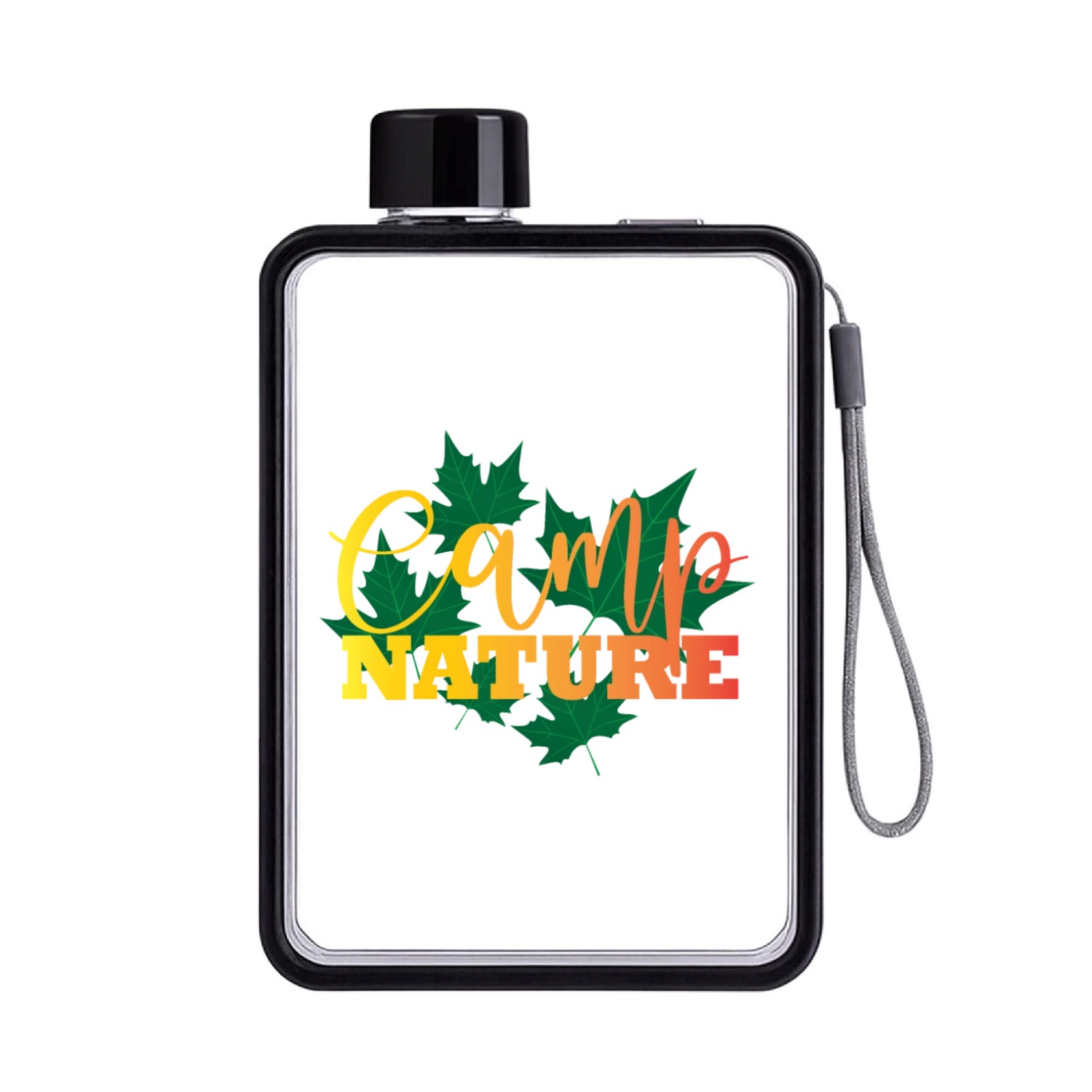Camp Nature Flat Water Bottles
