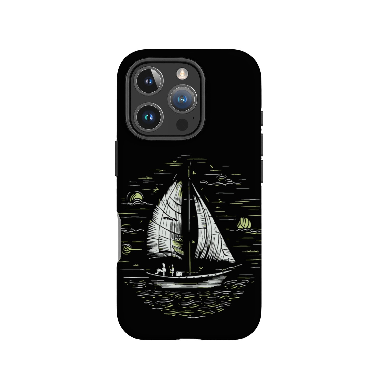 sea boat sail waves IPhone Cases