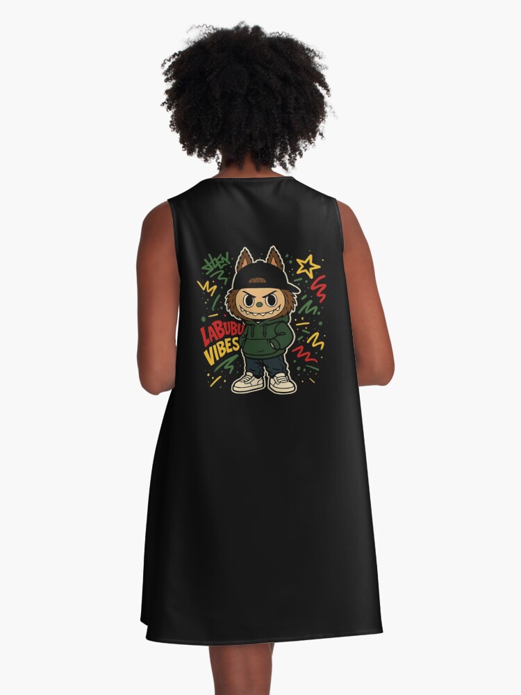 labubu popmart A-Line Dress, Gift for Her