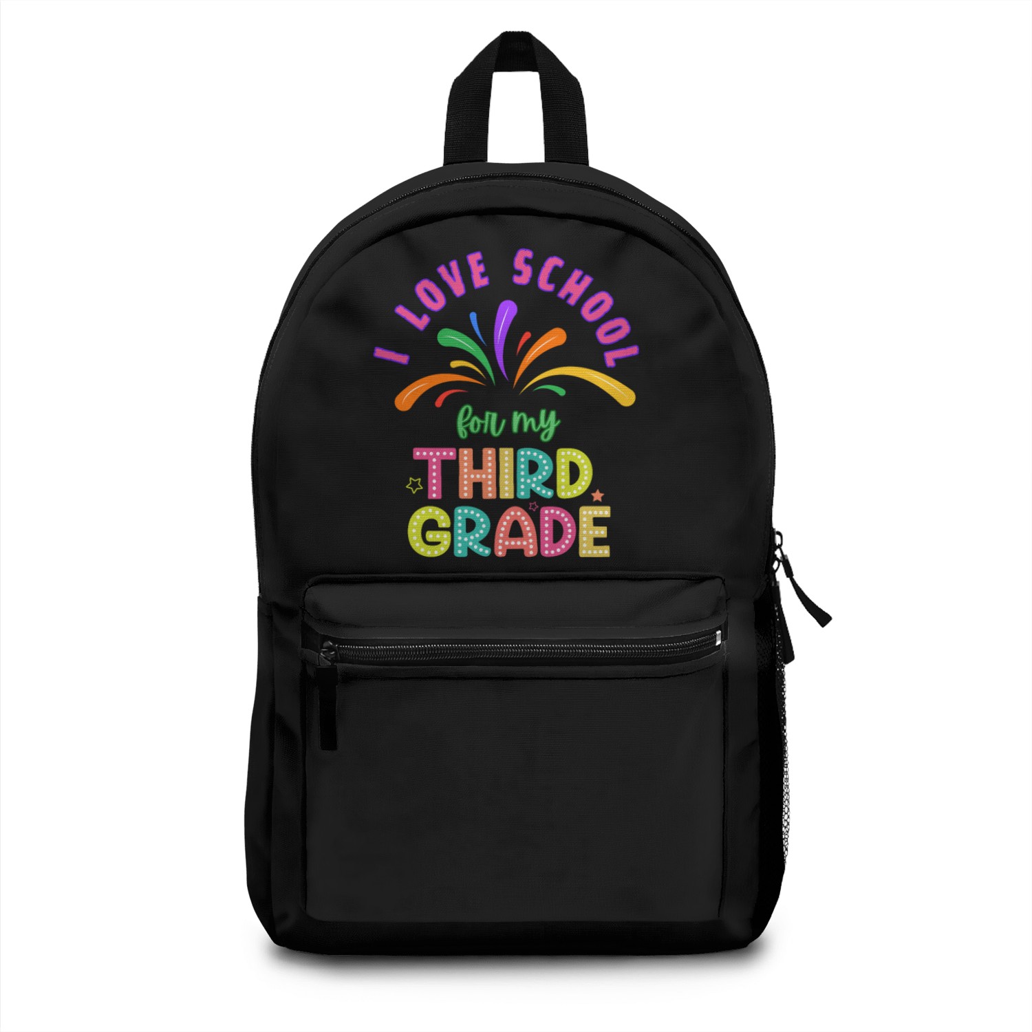 I Love school for my Third Grade Design Backpacks