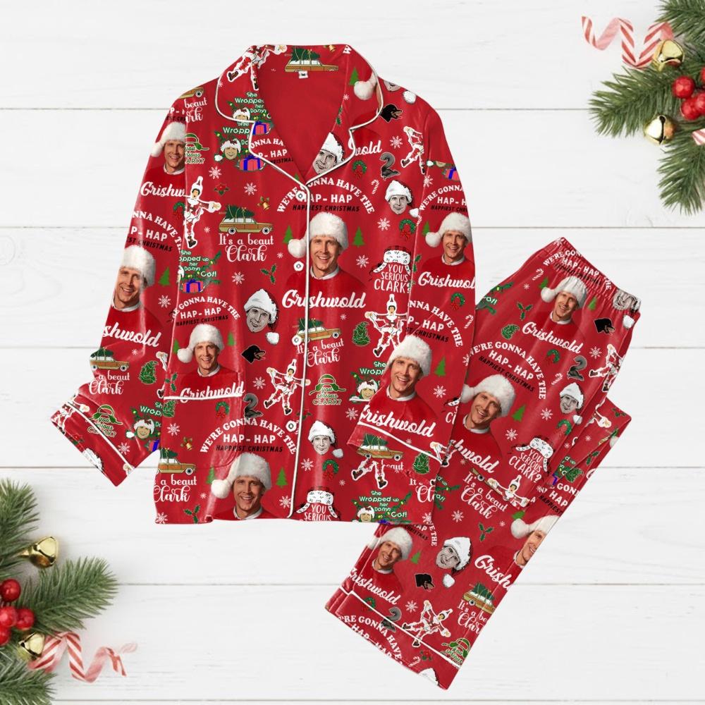 Griswold Christmas Pajamas Set, National Lampoon's Christmas Vacation Gift, You Serious Clark Shirt, Xmas Tree Farm Tee, Christmas Gift