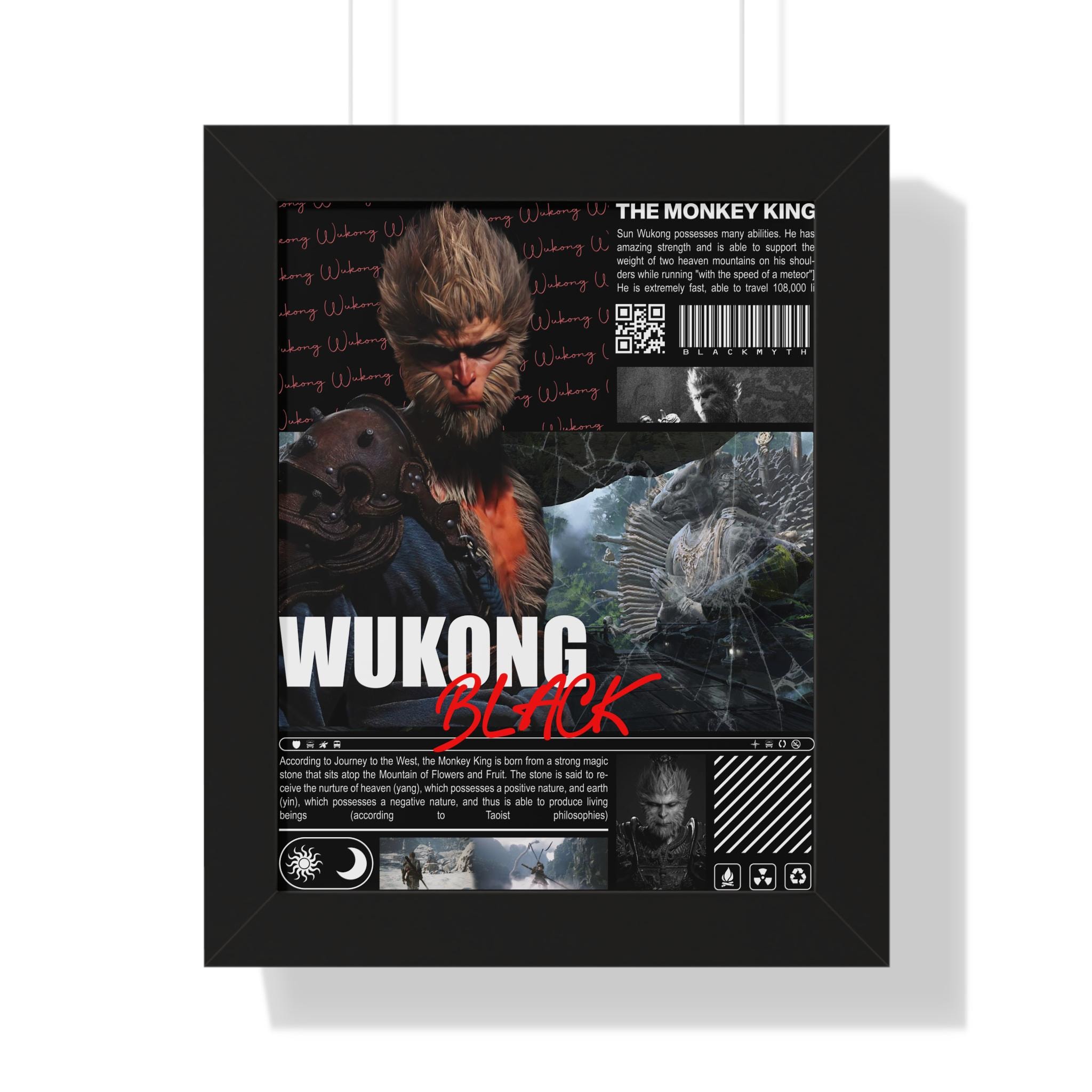 Black Myth Wukong Poster | Gaming Poster | Gaming Decor | Gaming Fan Home Decor Art