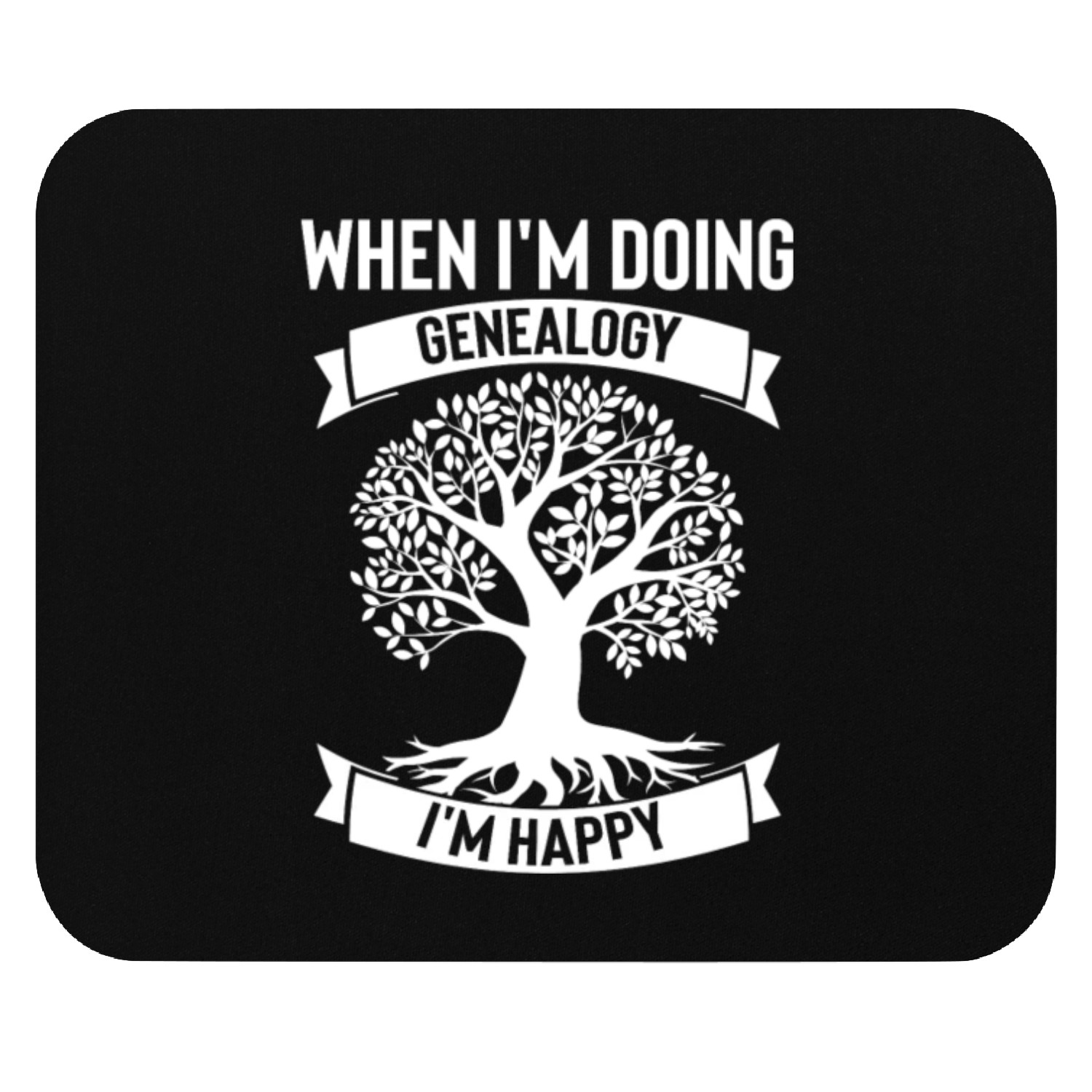 Humorous I'm Genealogy Origins Families Tree Mouse Pads