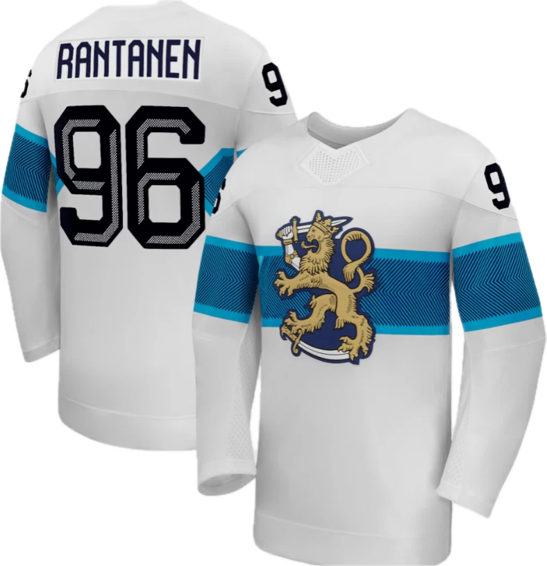Finland Mikko Rantanen White 2026 Home Olympic Replica Jersey