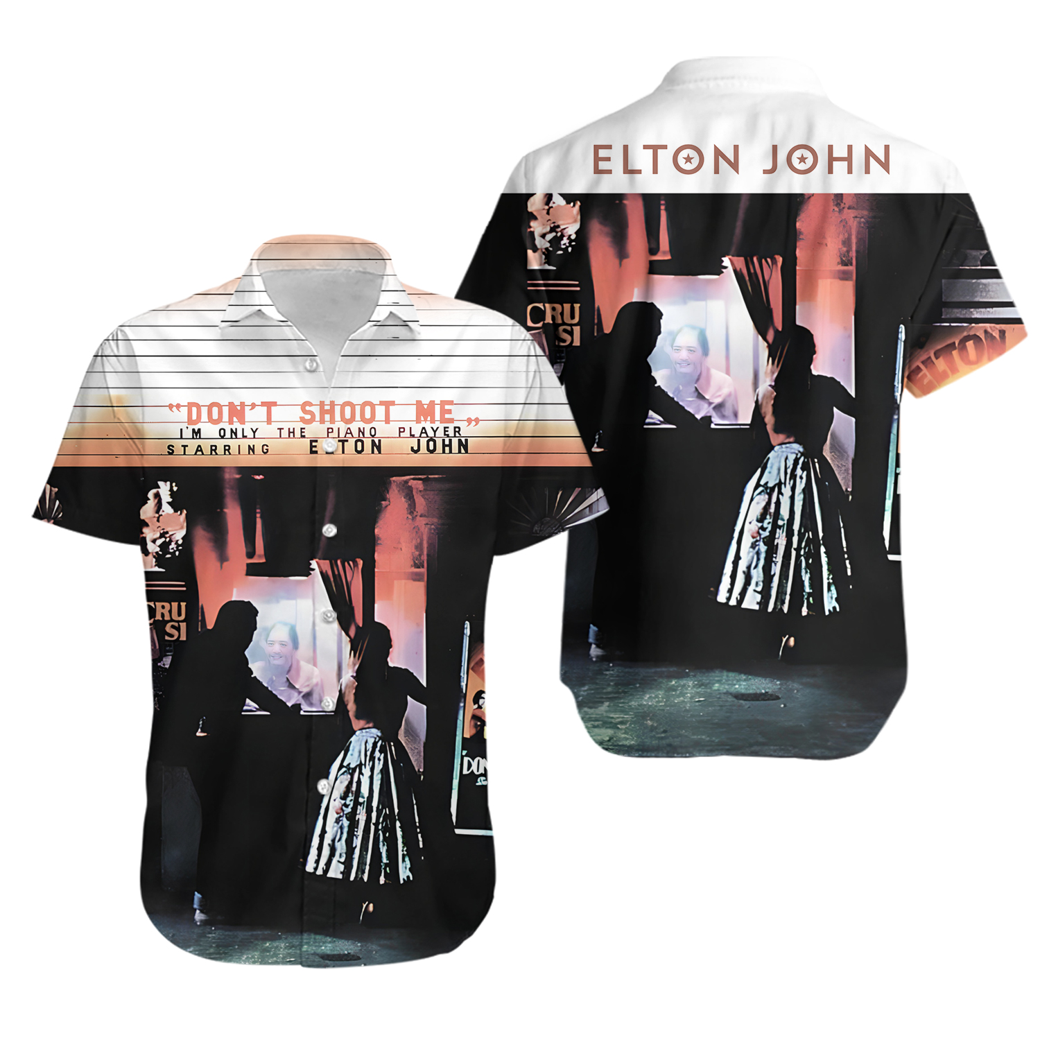 Trending Elton John Dont Shoot Me The Piano Player Album Hawaiian Shirt