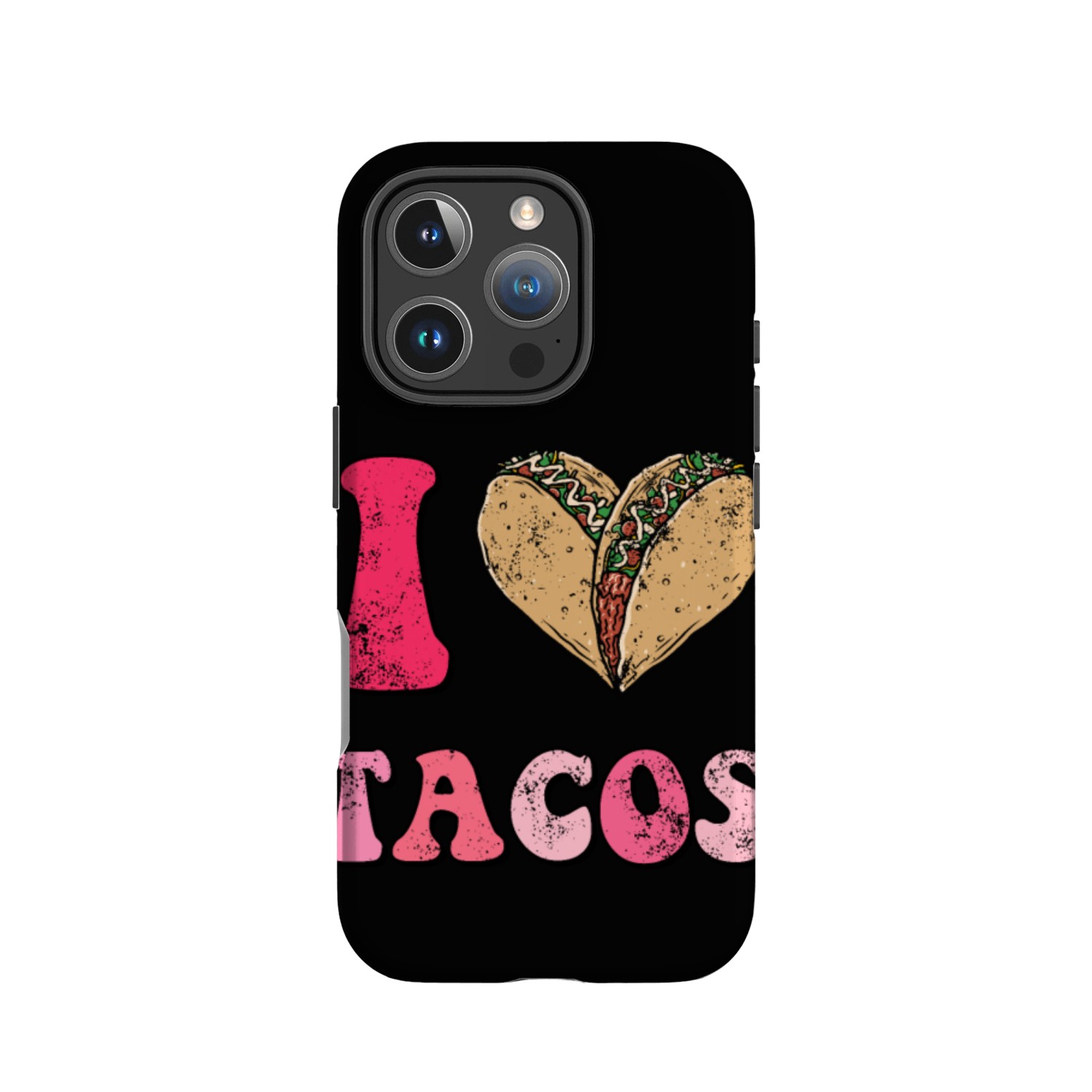 Vintage I Love Taco Valentine, Groovy I Heart Taco IPhone Cases