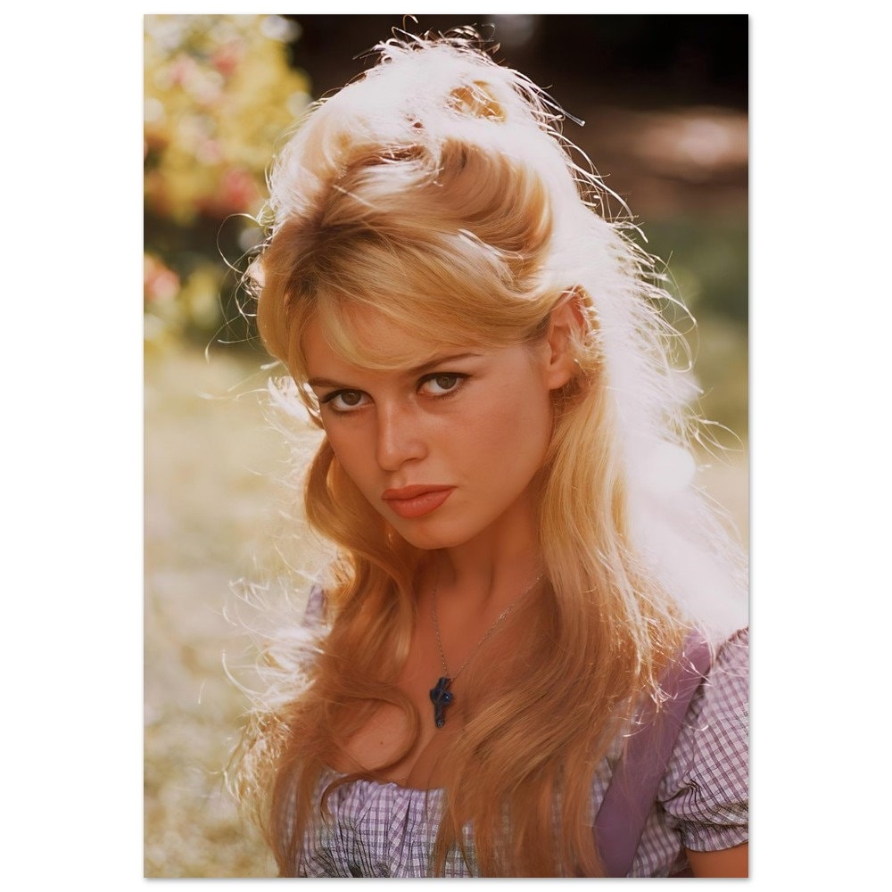 Brigitte Bardot Iconic Portrait Poster