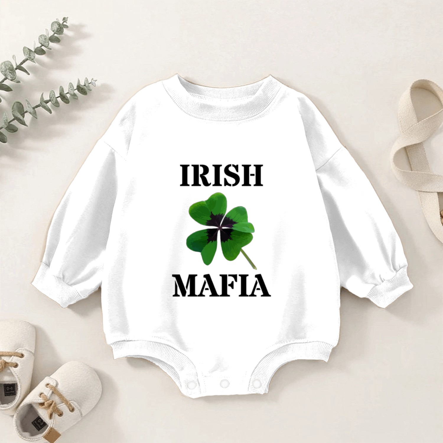 Irish Mafia Baby Romper Sweatshirts