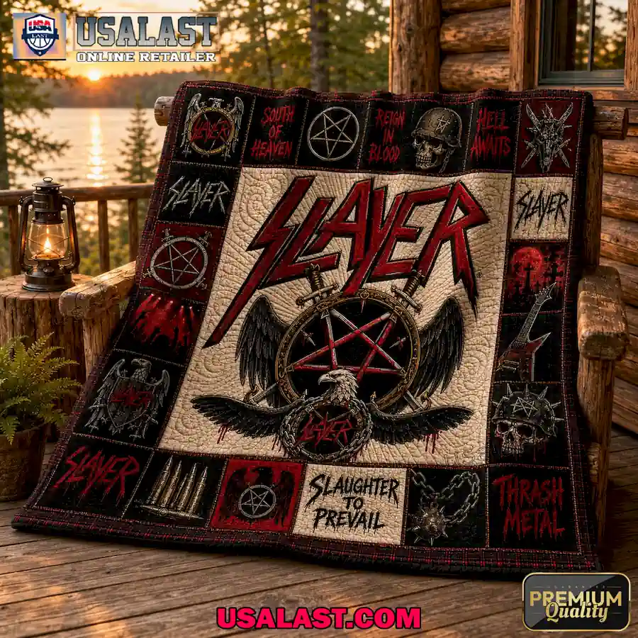 Slayer Slaughter To Prevail Edition Quilt Blanket