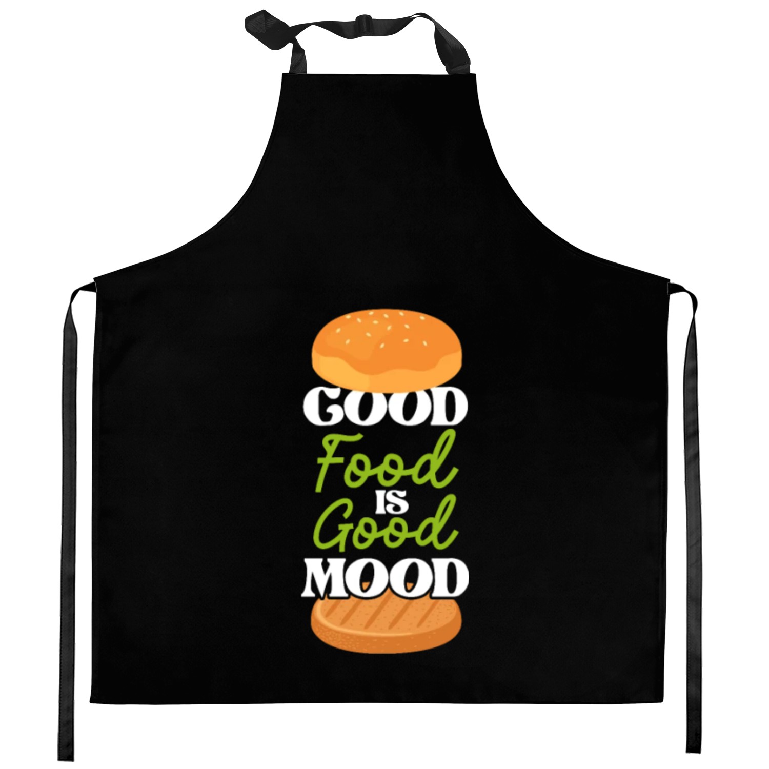 Good Food Is Good Mood, Burger Kitchen Aprons