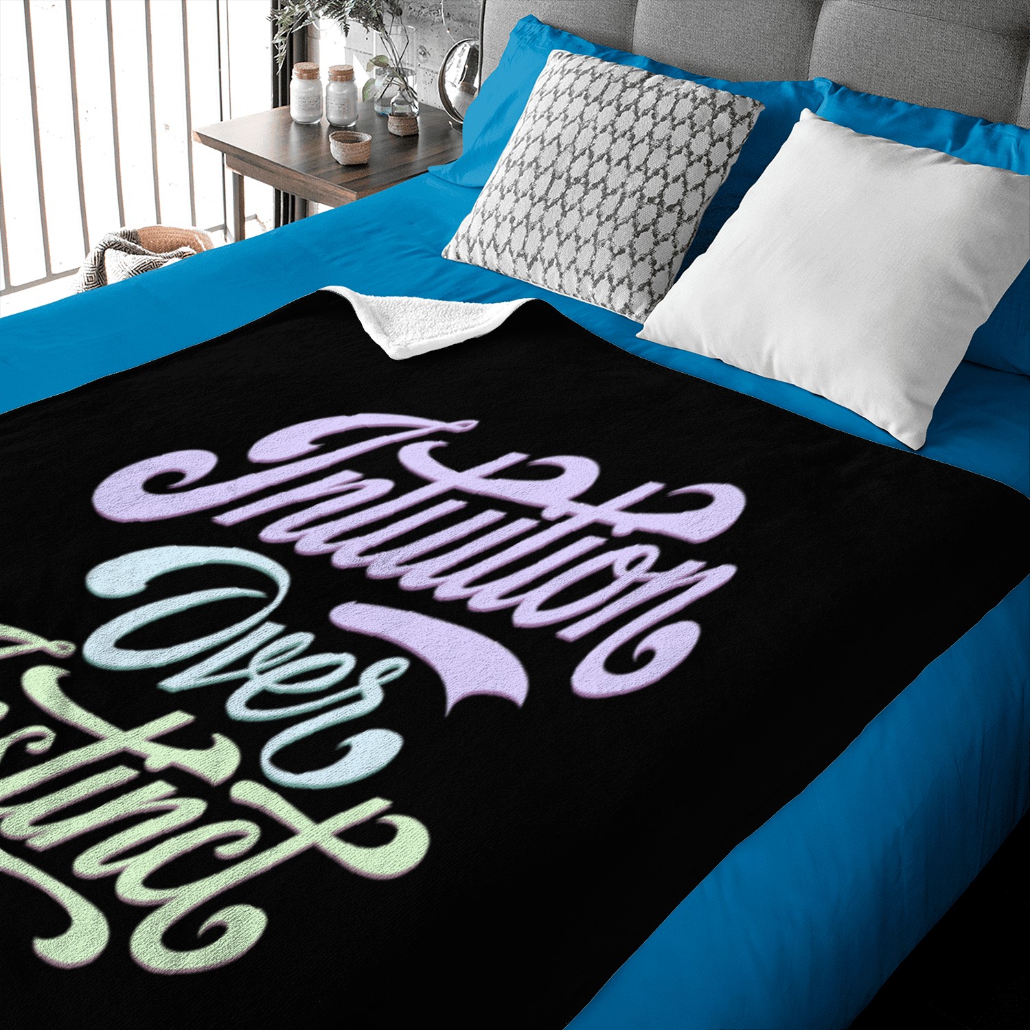 Inspiring Spirituality Quote: Intuition Over Baby Blankets