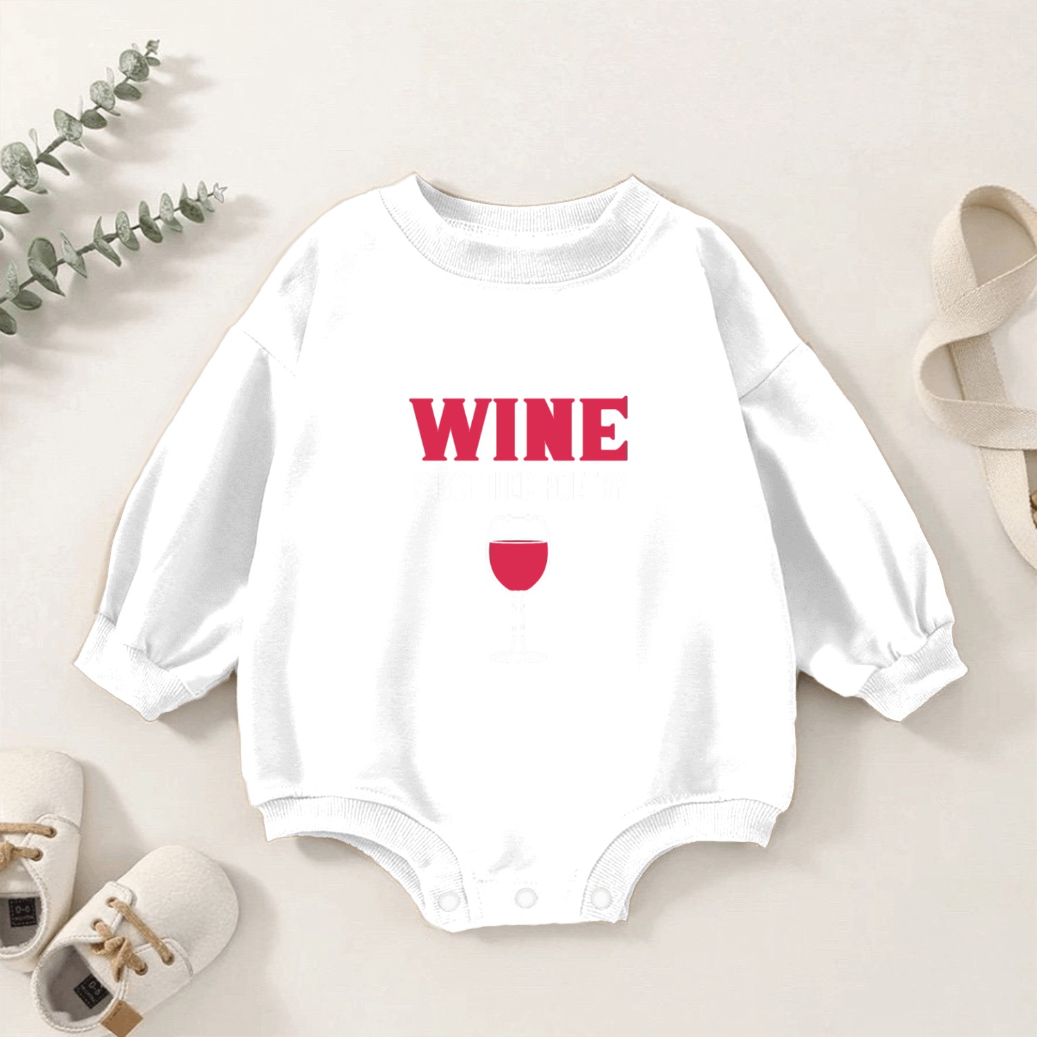 Bottled Poetry Novelist Gift Baby Romper Sweatshirts