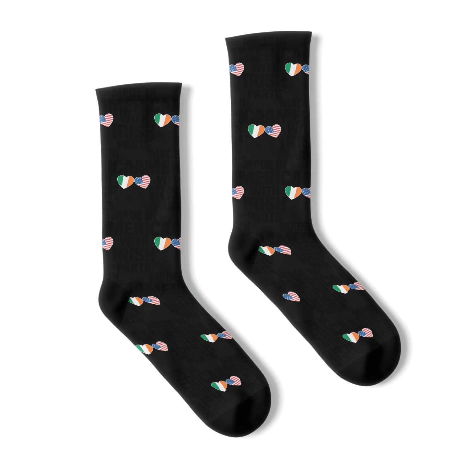 MADE IN AMERICA WITH IRISH PARTS Socks