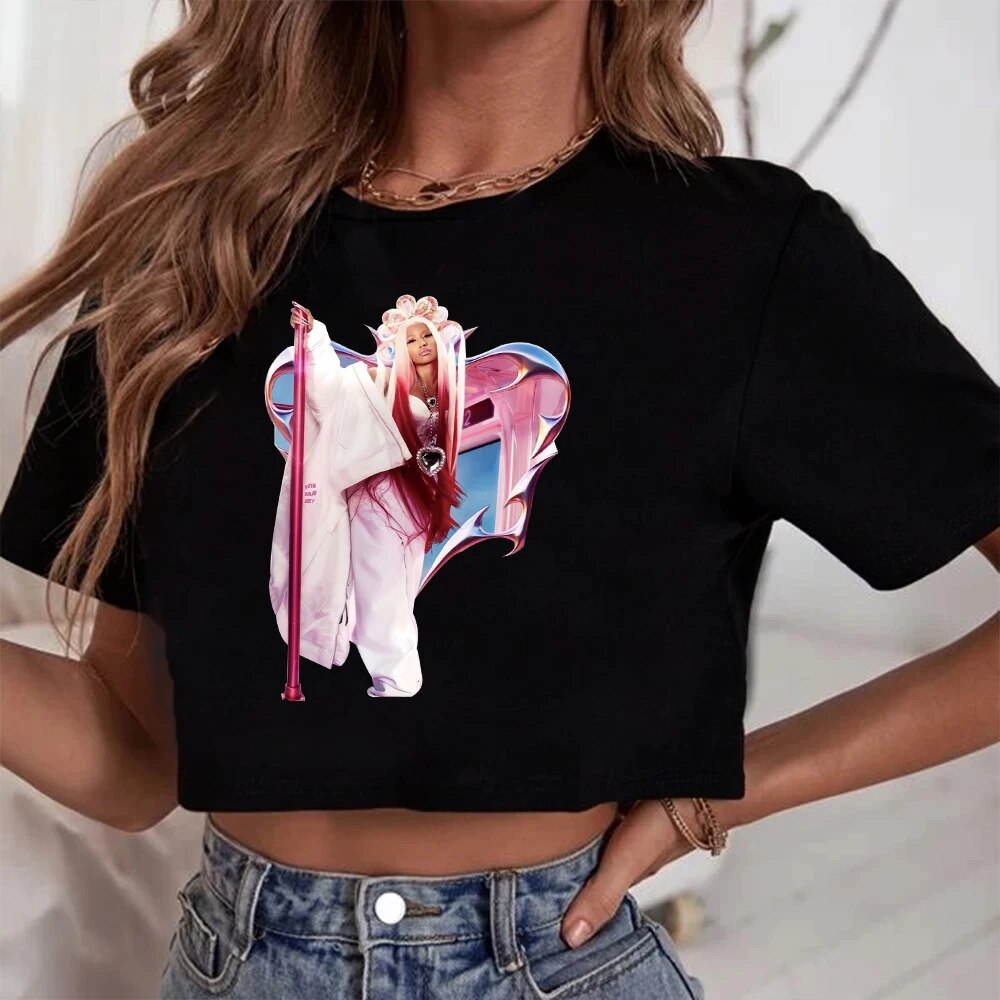 Pink Friday 2 Nicki Minaj Shirt Girls Crop Shirts Tops