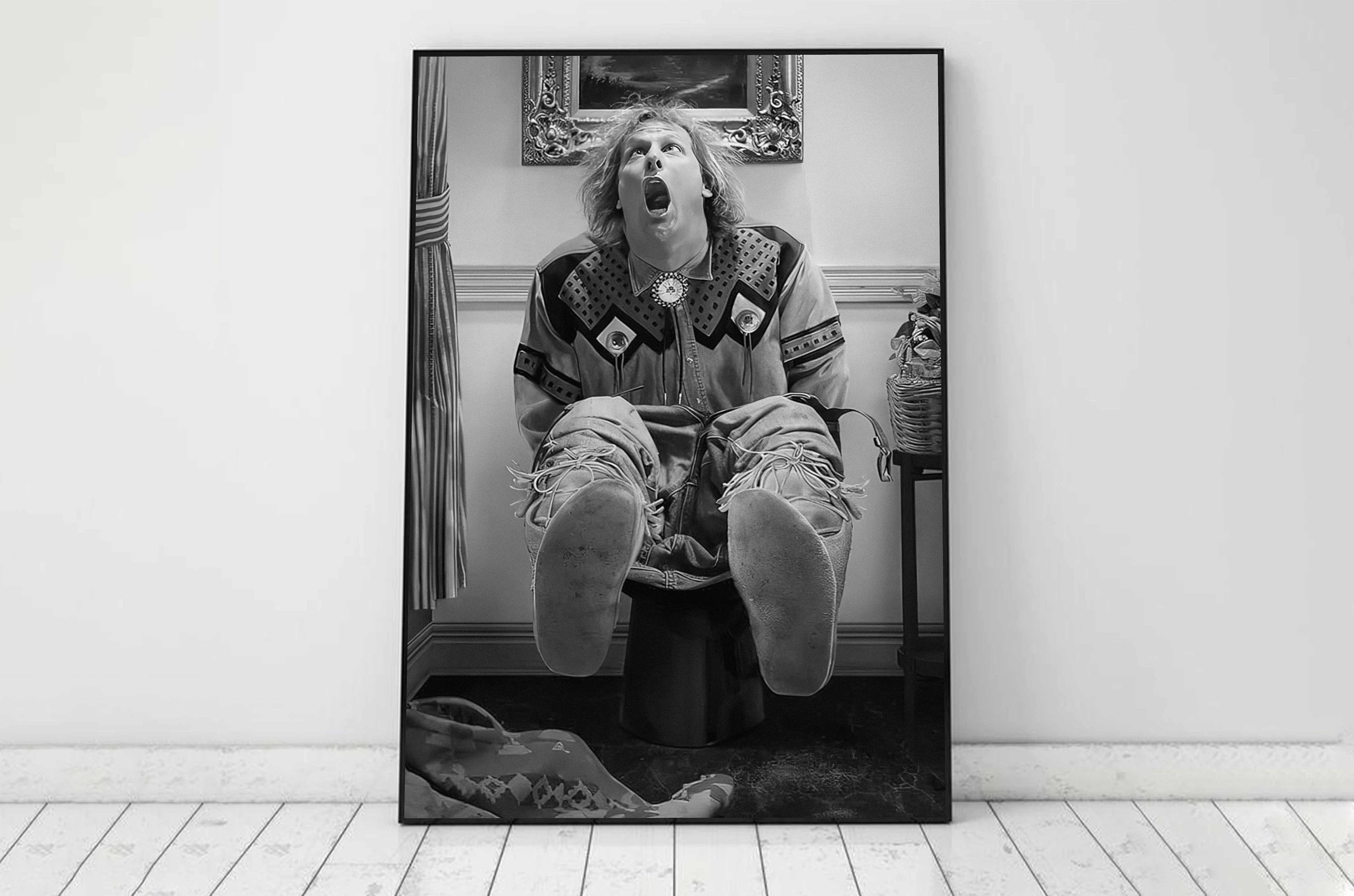 Dumb and Dumber Movie Poster, Harry Dunne, Funny Bathroom Print poster