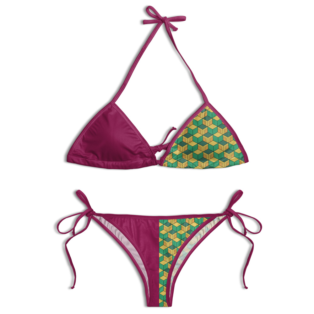 Giyu Tomioka Demon String Bikini Swimsuit for Women