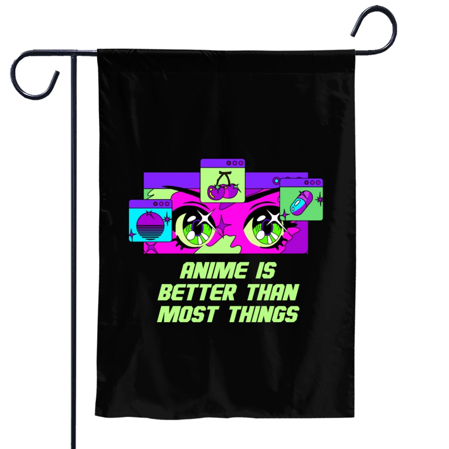 Anime Better Than Most Things Japanese Anime Lover Garden Flags