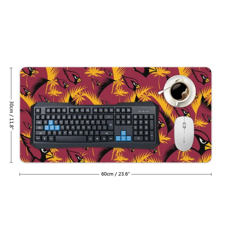 Arizonna Cardinals Desk Mat Protect The Desk Printed Table Mat Decoration